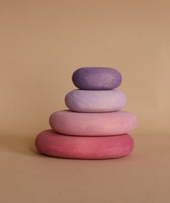 Grimm's Flamingo Pebbles Stacker