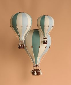 Hot Air Balloon - Mint Green and Grey