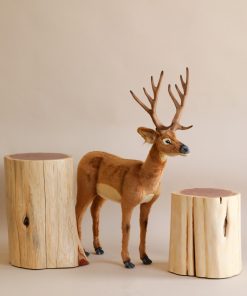 Large Deer Stuffed Animal - Male - Final Sale