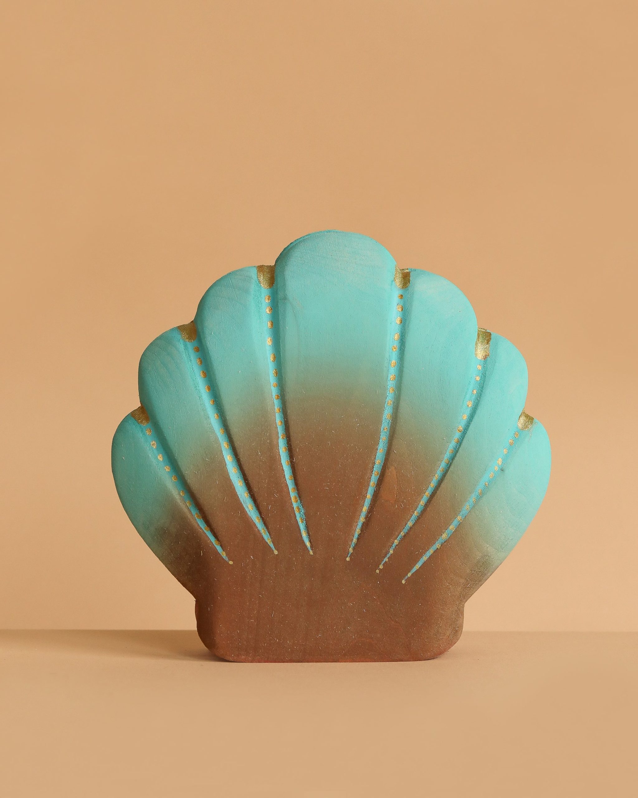 Bumbu Handmade Wooden Big Shell with Pearl - Image 2