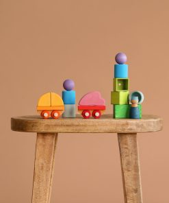 Grimm's Wooden Train Building Set