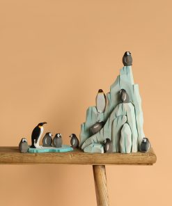 Bumbu Handmade Wooden Penguin Set