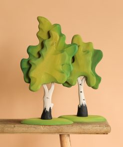 Bumbu Handmade Wooden Extra Large Birch Tree Set