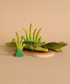 Bumbu Handmade Wooden Crocodile Cove Set