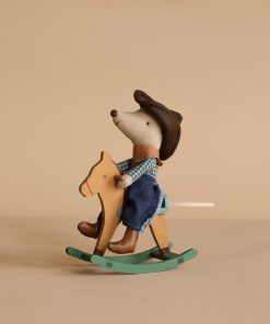 Cowboy Mouse on Rocking Horse, Little Brother