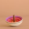 Mader UFO Spinning Top - Purple Rainbow