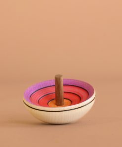Mader UFO Spinning Top - Purple Rainbow