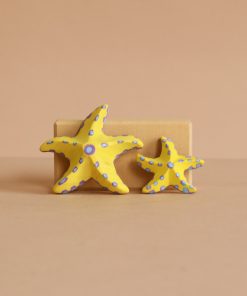 Bumbu Handmade Wooden Yellow Starfish Set