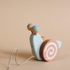Handmade Pull Along Snail Toy