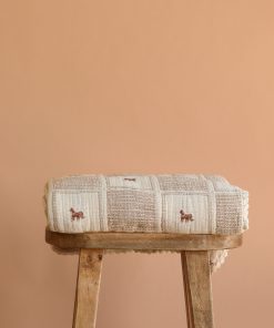 Organic Cotton Twin Size Blanket - Pony