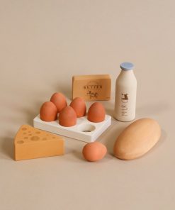 Sabo Concept Handmade Wooden Country Dairy Set