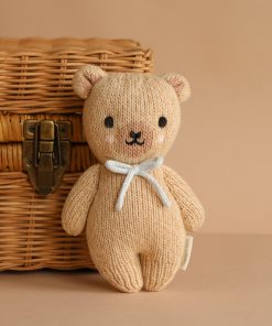 Cuddle + Kind Baby Honey Bear (Robin’s Egg Blue Bow)