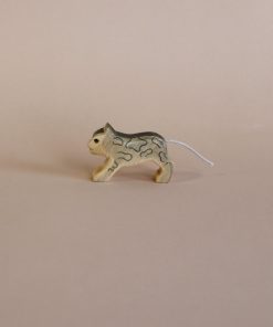 Handmade Holzwald Small Snow Leopard