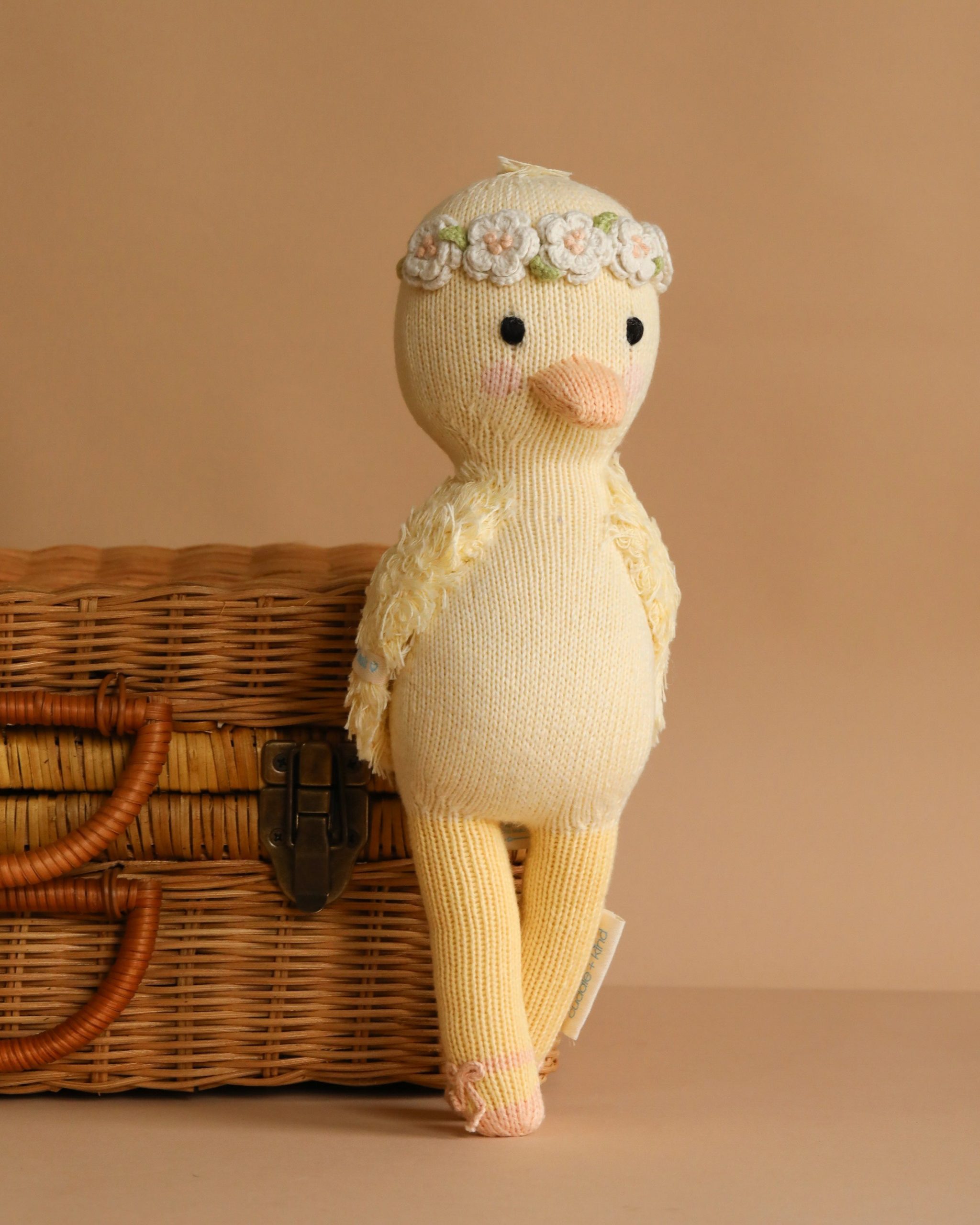 Cuddle + Kind Flora the Duckling (Ivory Floral Crown)