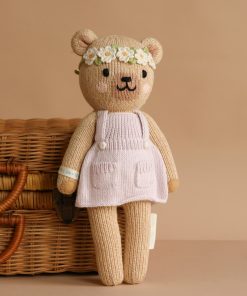 Cuddle + Kind Olivia The Honey Bear (Ivory Floral Crown)