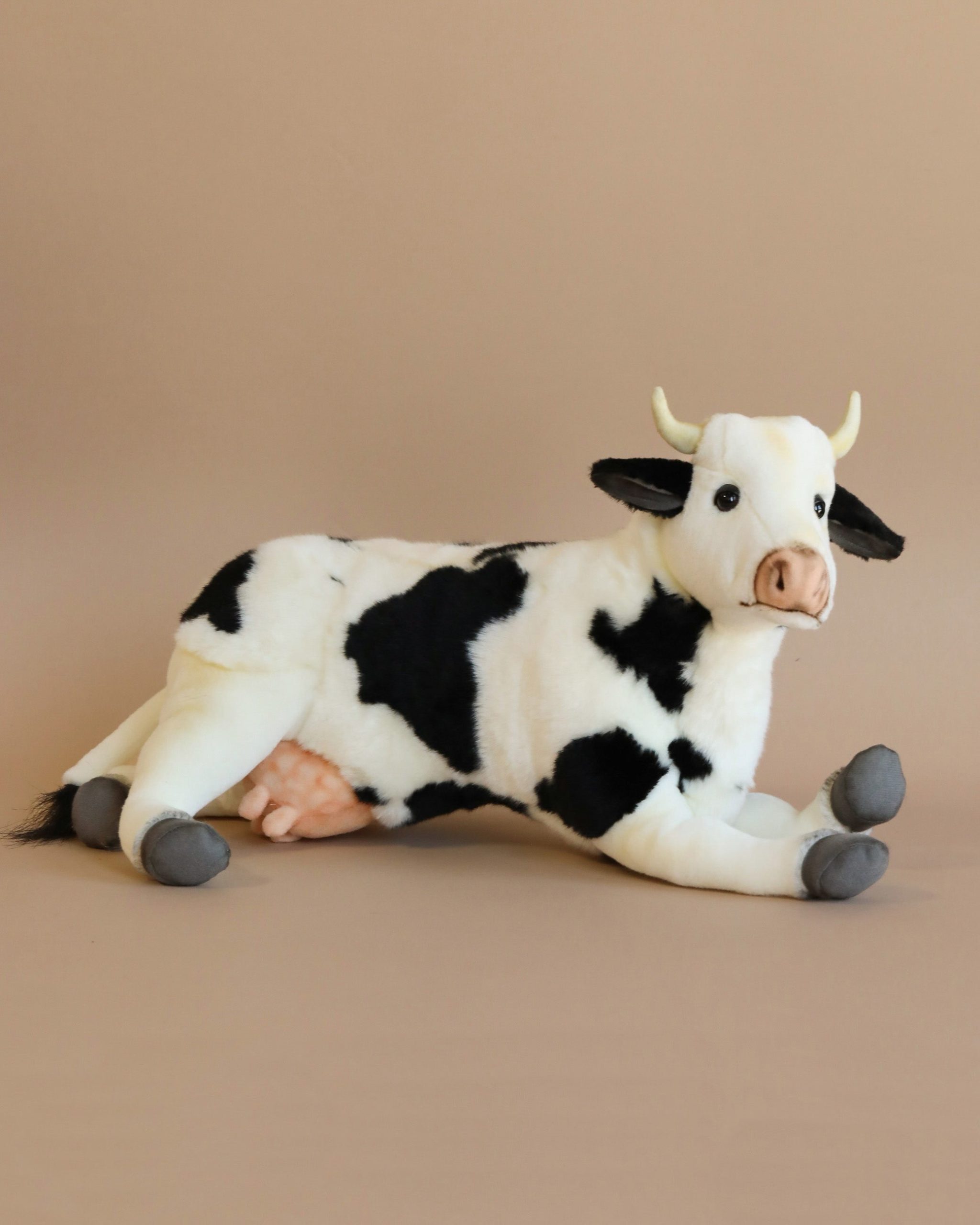Lying Cow Stuffed Animal