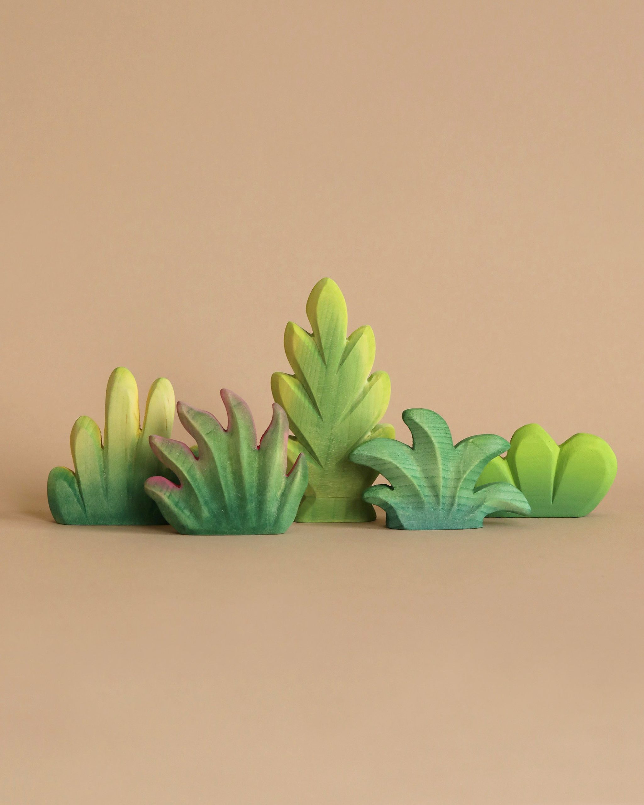 Bumbu Handmade Wooden Bushes Set