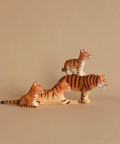 Bumbu Handmade Wooden Tiger Set