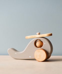 Handmade Wooden Helicopter