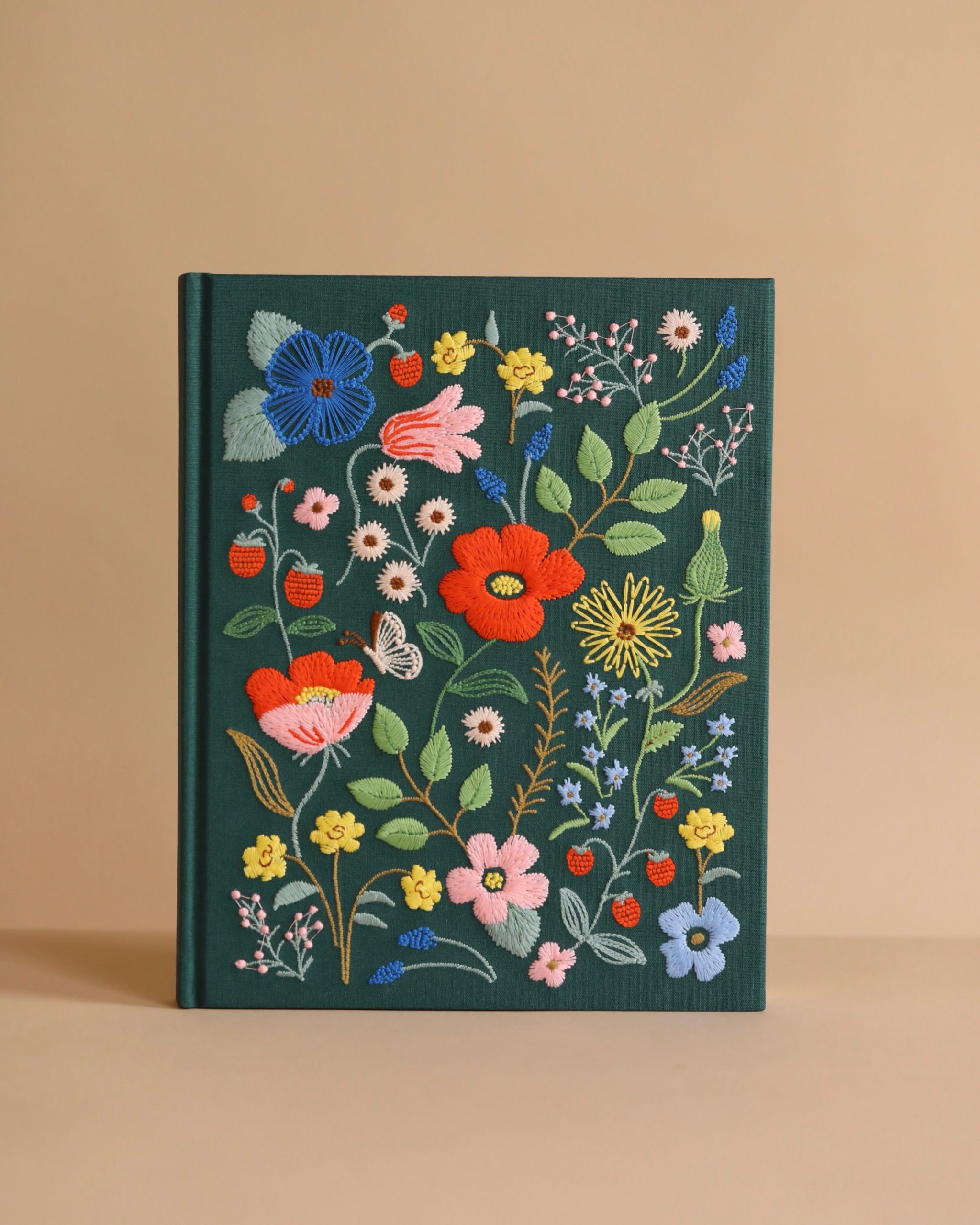 Strawberry Fields Embroidered Sketchbook