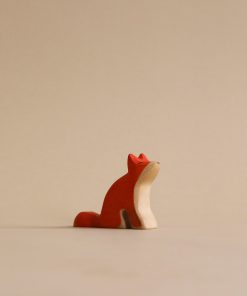 Handmade Holzwald Sitting Fox