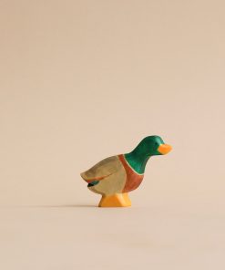 Handmade Holzwald Male Duck - Stretched