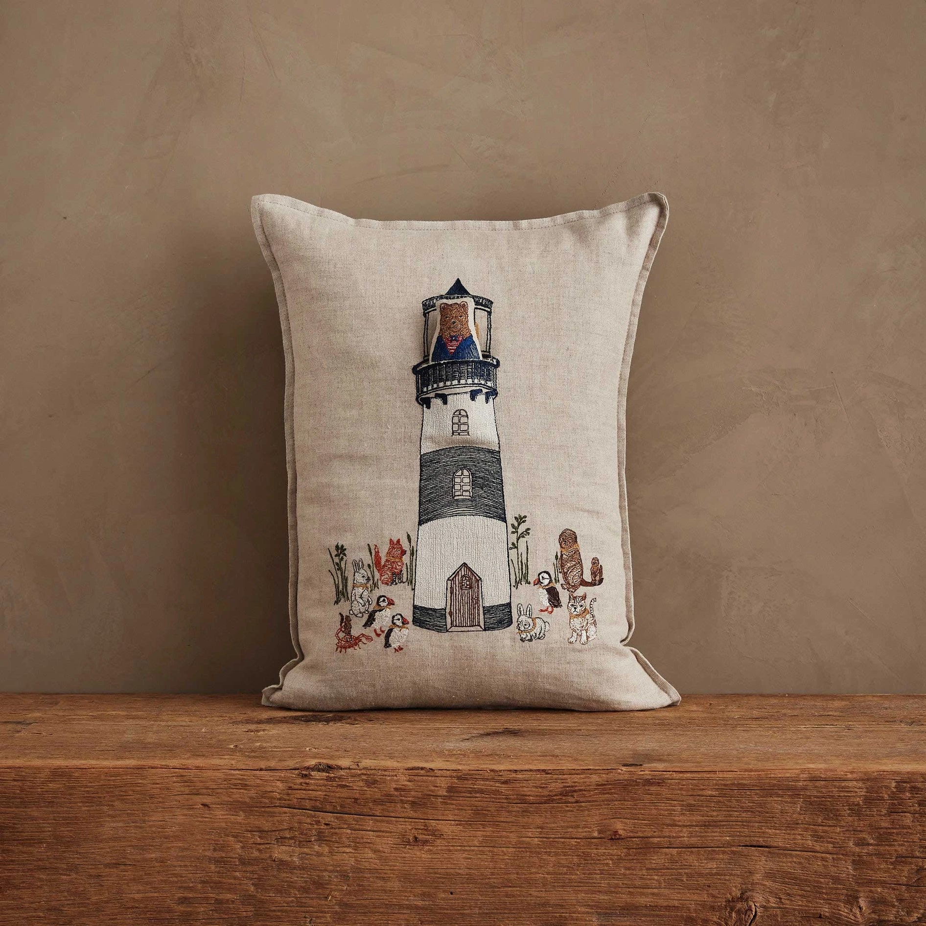 Coral & Tusk Lighthouse Friends Pocket Pillow - Image 2