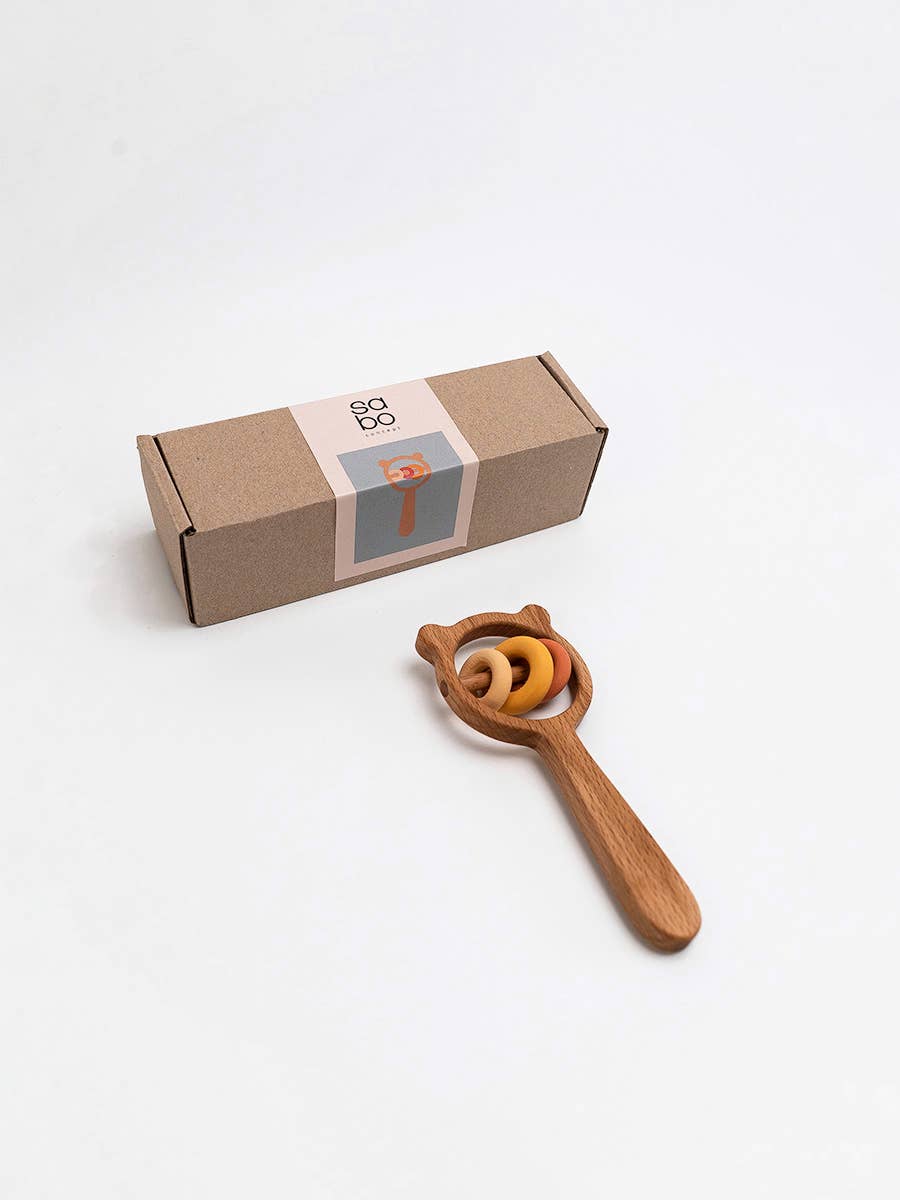 Sabo Concept Bear and Rings Rattle - Image 4