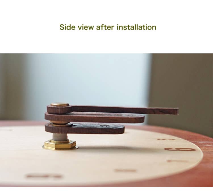 Handmade Wooden Fox Wall Clock - Image 5