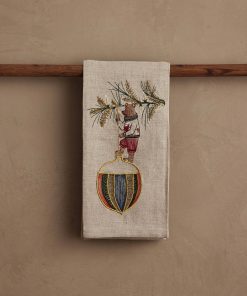 Coral & Tusk Deck the Halls Bear Tea Towel