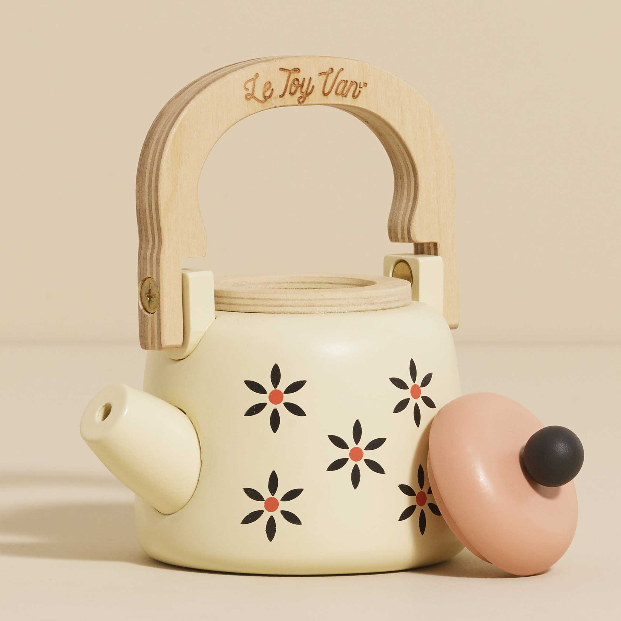 Vintage Wooden Role Play Kettle - Image 4