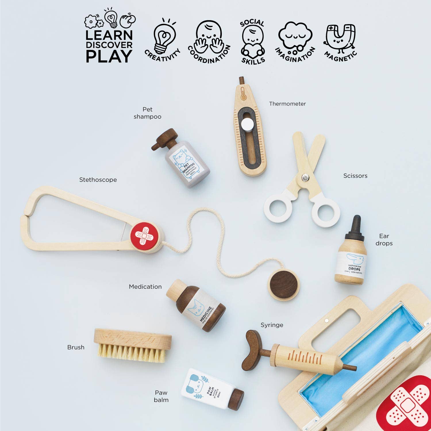 Pretend Play Animal Vet Set - Image 4