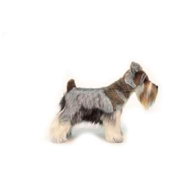 Miniature Gray Schnauzer Dog Stuffed Animal, 18" - Image 2