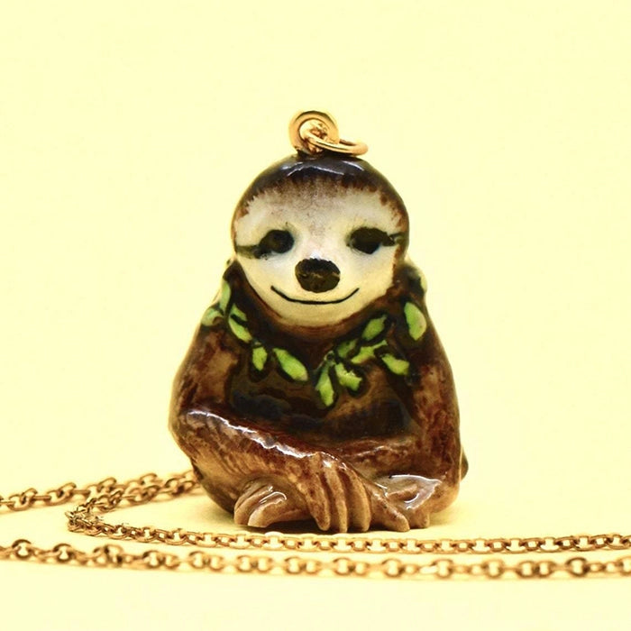 Happy Sloth Necklace - Image 2
