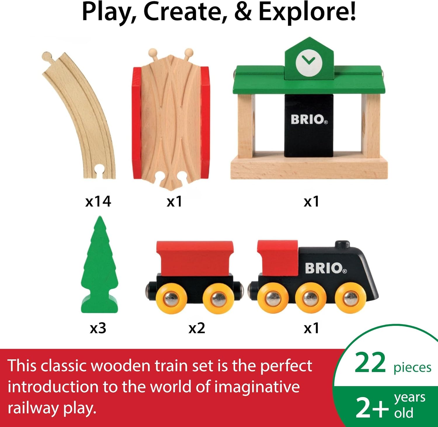 BRIO World Train Set Classic Figure 8 Set - Image 5