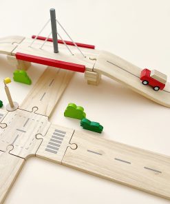 Wooden Road System Deluxe