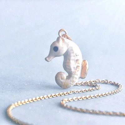 Arctic Seahorse Necklace - Image 2