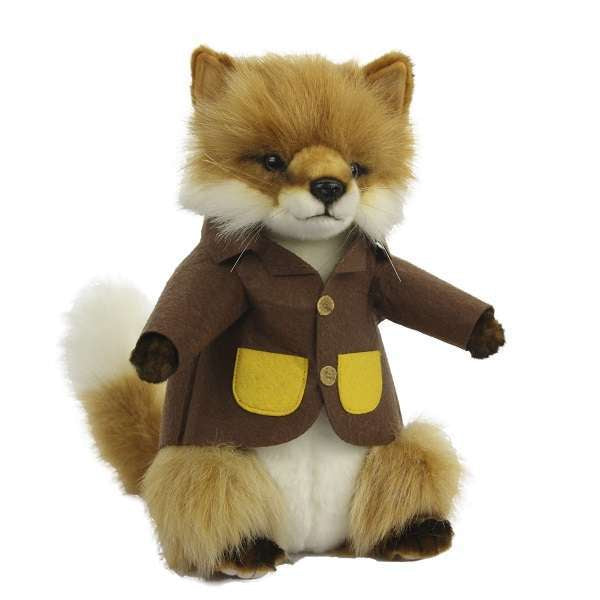 Fox With Brown Jacket Stuffed Animal - Image 2