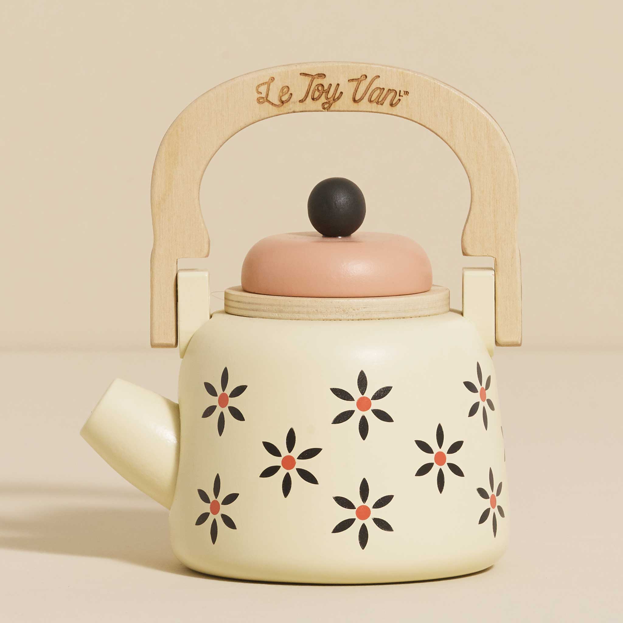 Vintage Wooden Role Play Kettle - Image 2
