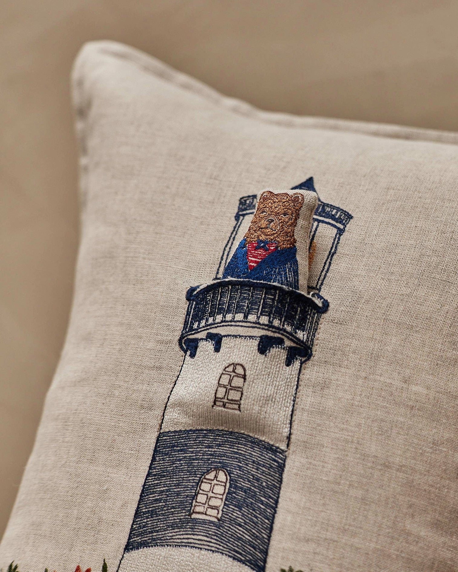 Coral & Tusk Lighthouse Friends Pocket Pillow - Image 3
