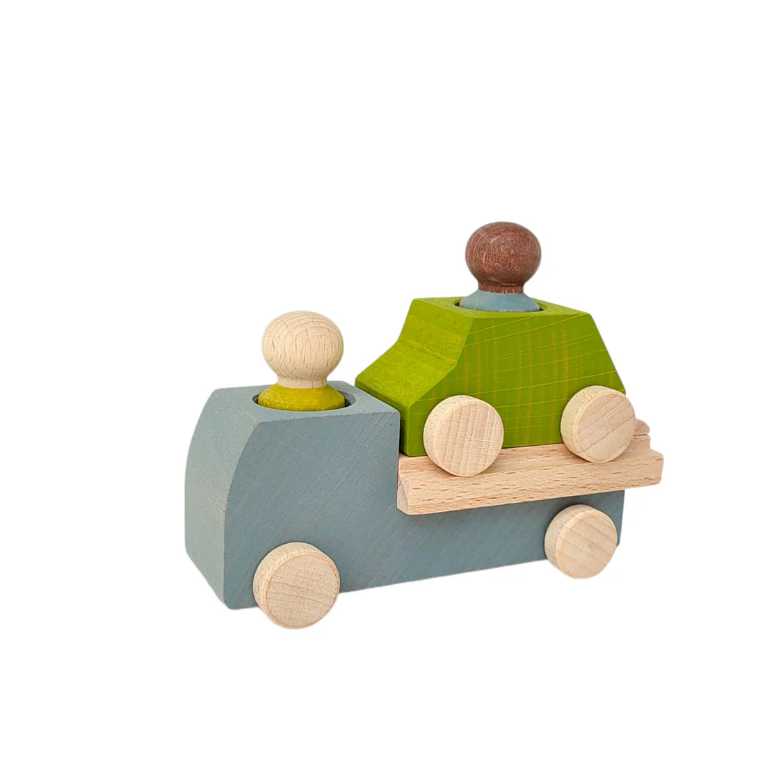 Lubulona Wooden Tow Truck - Grey - Image 2
