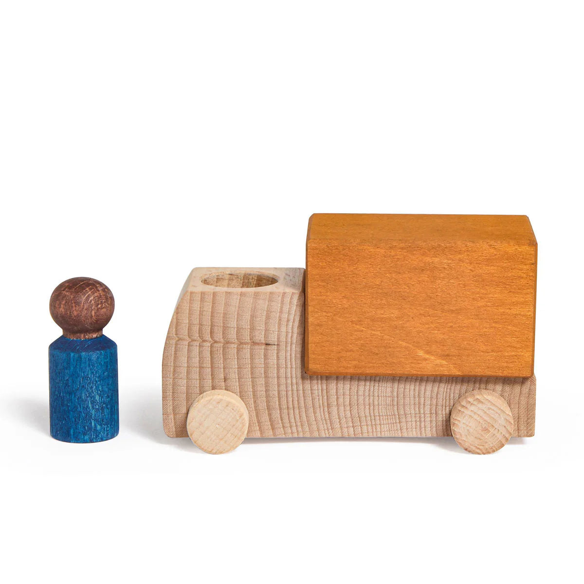 Lubulona Wooden Truck - Ochre - Image 3