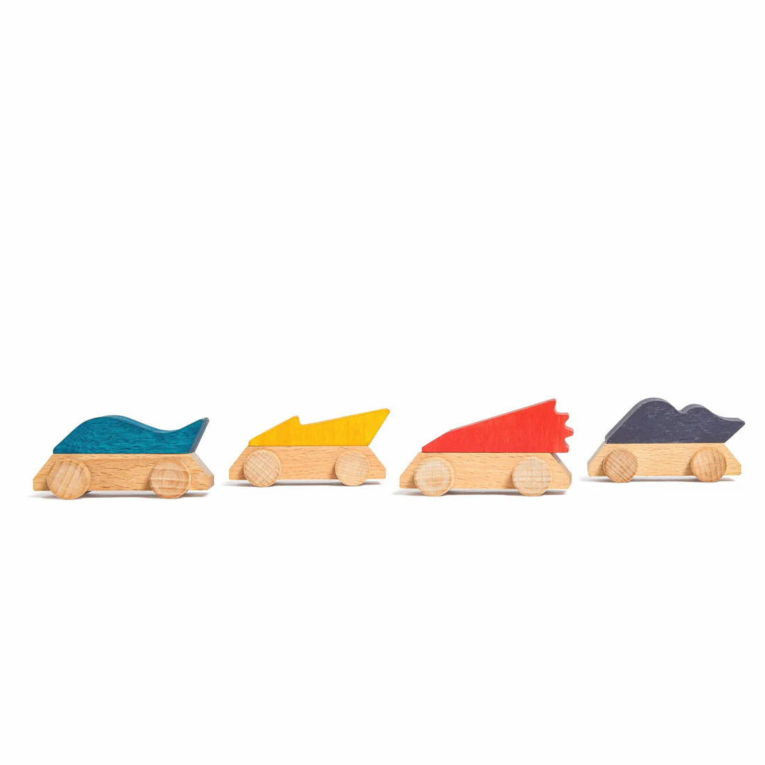 Lubulona Wooden Pack of 4 Supercars - Image 2