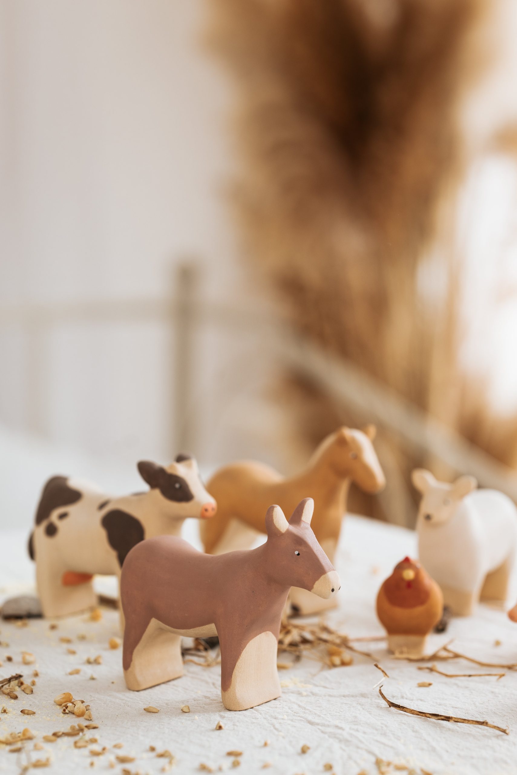 Handmade Wooden Donkey - Image 2