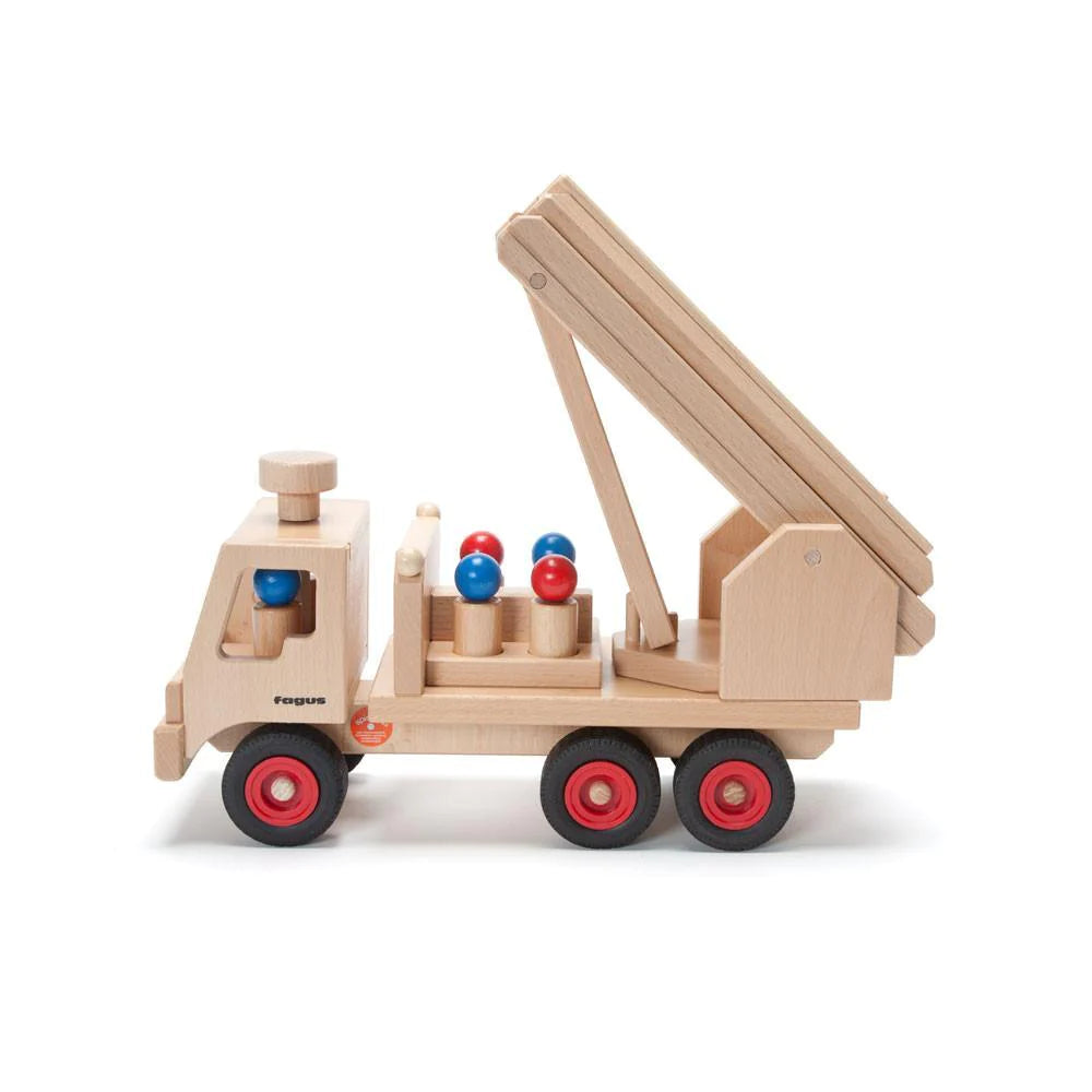 Fagus Wooden Fire Truck - Image 2