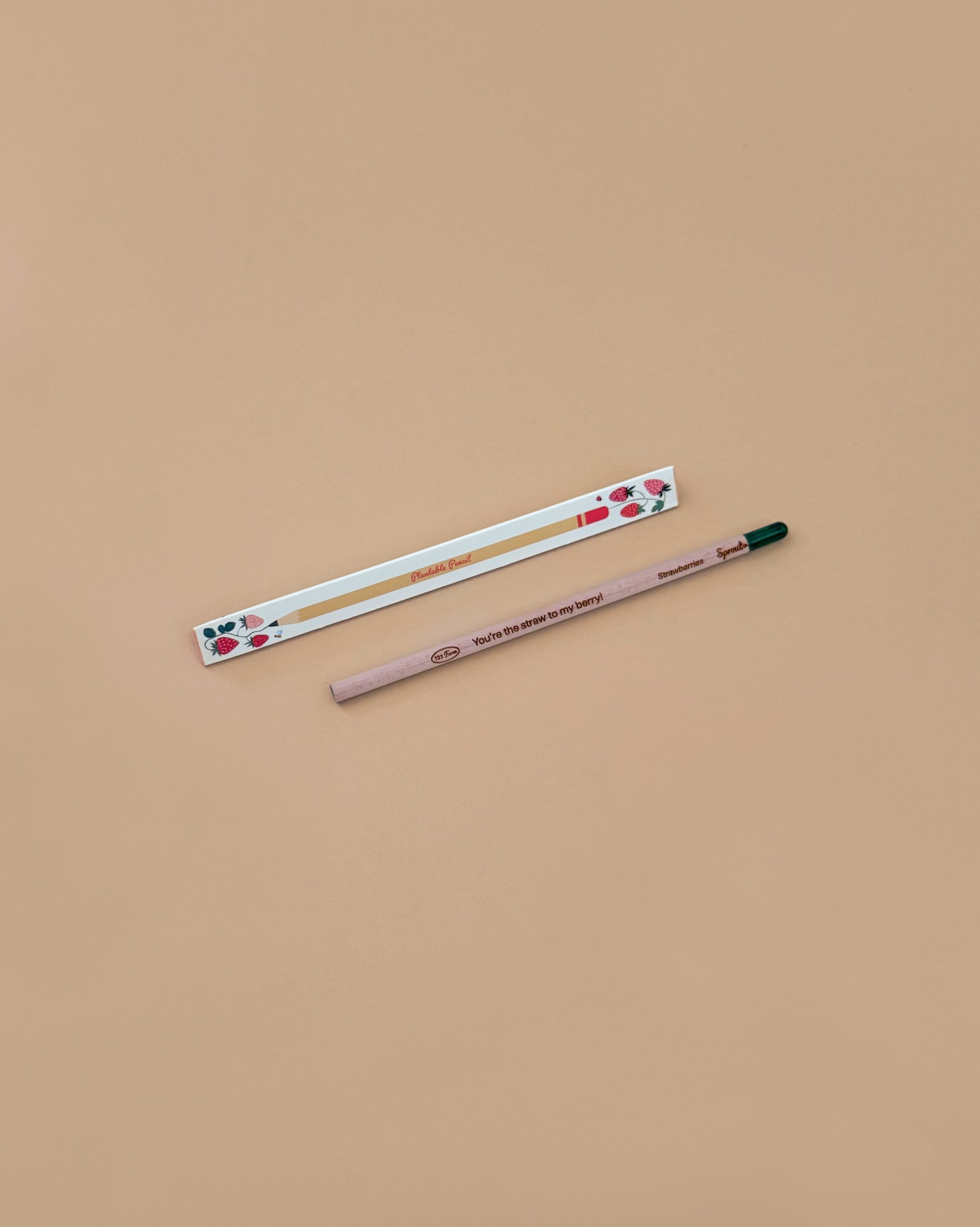 Strawberry Plantable Pencil – Eco-Friendly