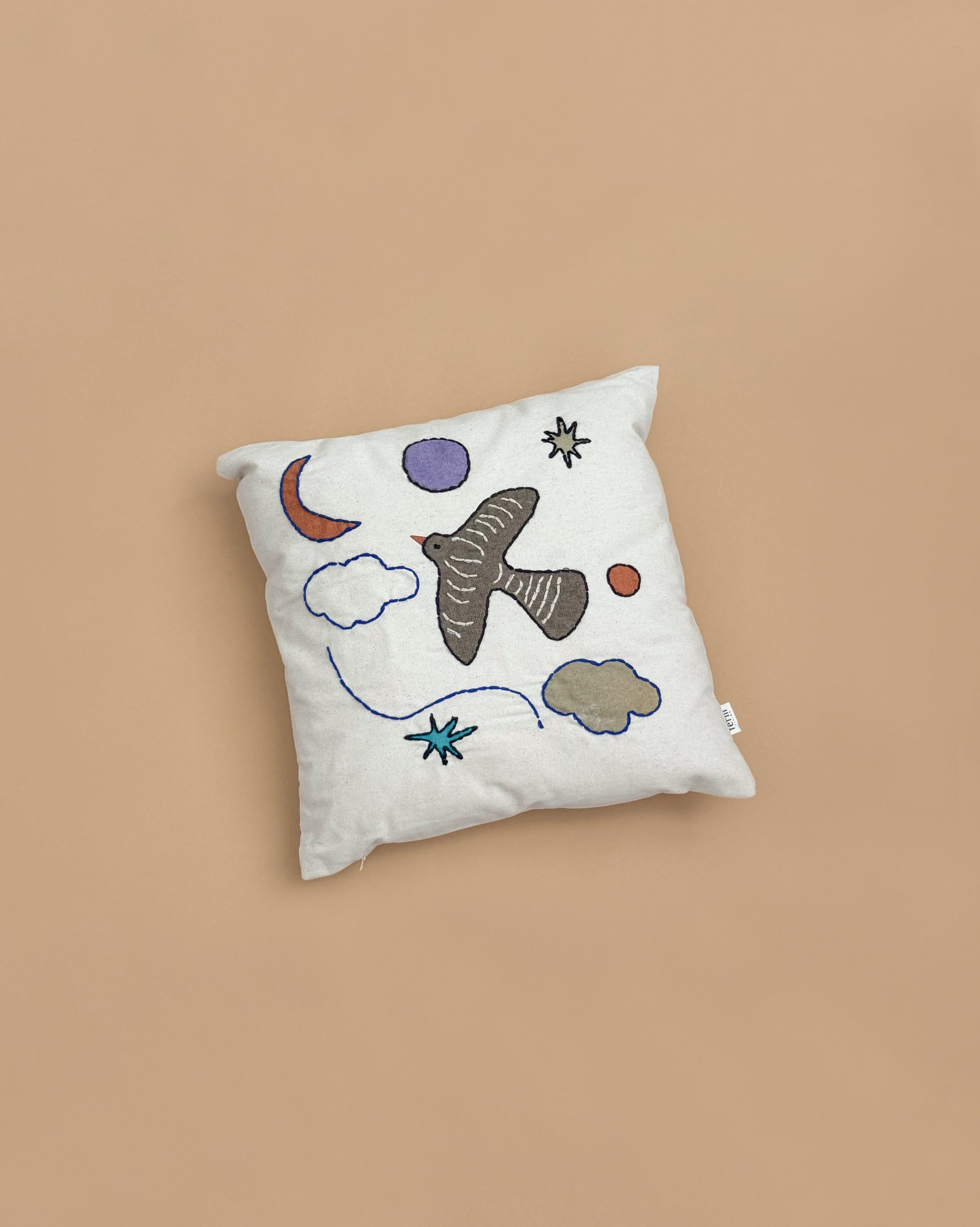 Ferm Living Naïve Cushion - Bird