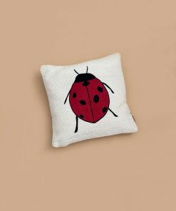 Ferm Living Forest Embroidered Cushion - Ladybird