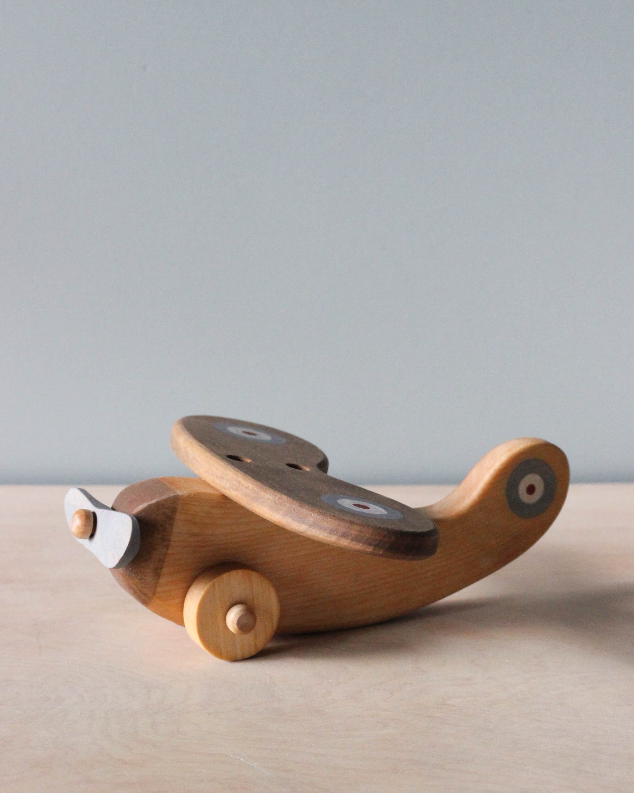 Handmade Wooden Airplane - Image 5