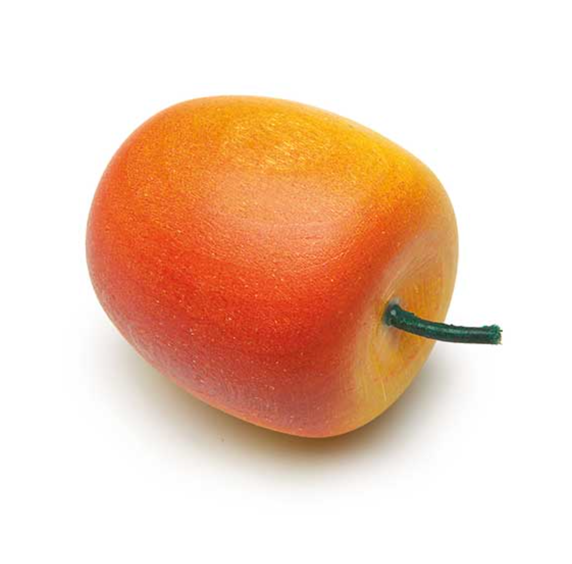 Erzi Yellow-Red Apple Pretend Food - Image 2